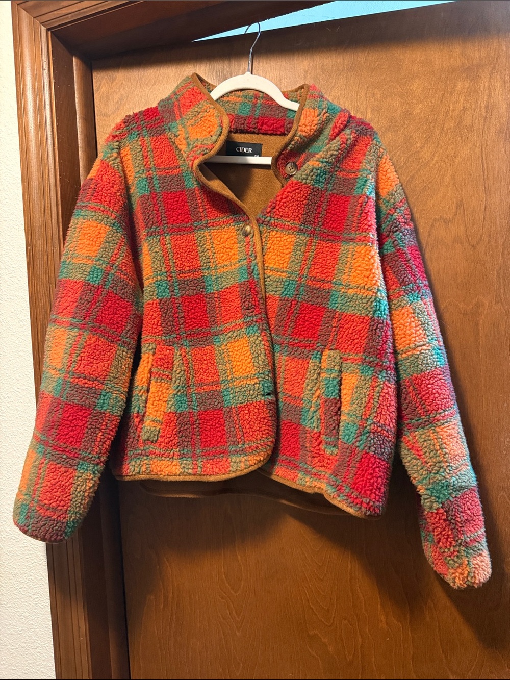 Cider Teddy  fleece fall jacket